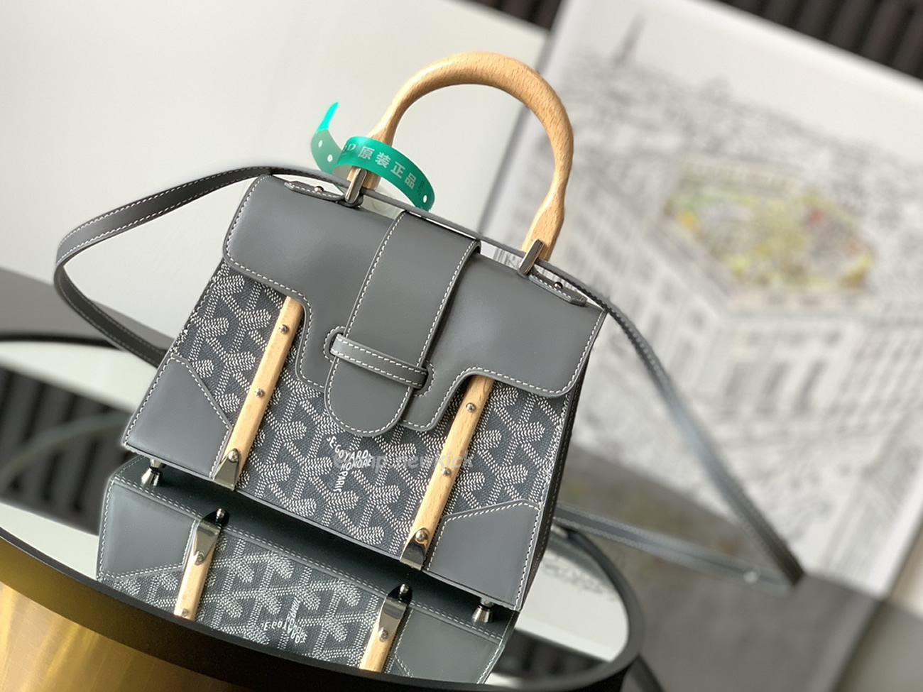 Goyard Saigon Bag Wooden Handle (27) - www.newkick.vip