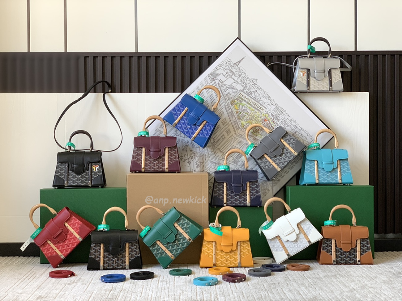 Goyard Saigon Bag Wooden Handle (30) - www.newkick.vip