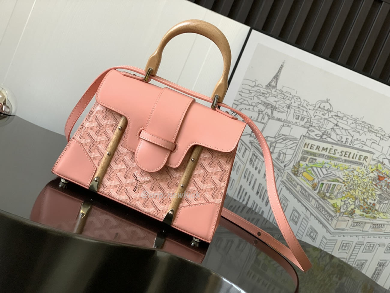 Goyard Saigon Bag Wooden Handle (31) - www.newkick.vip