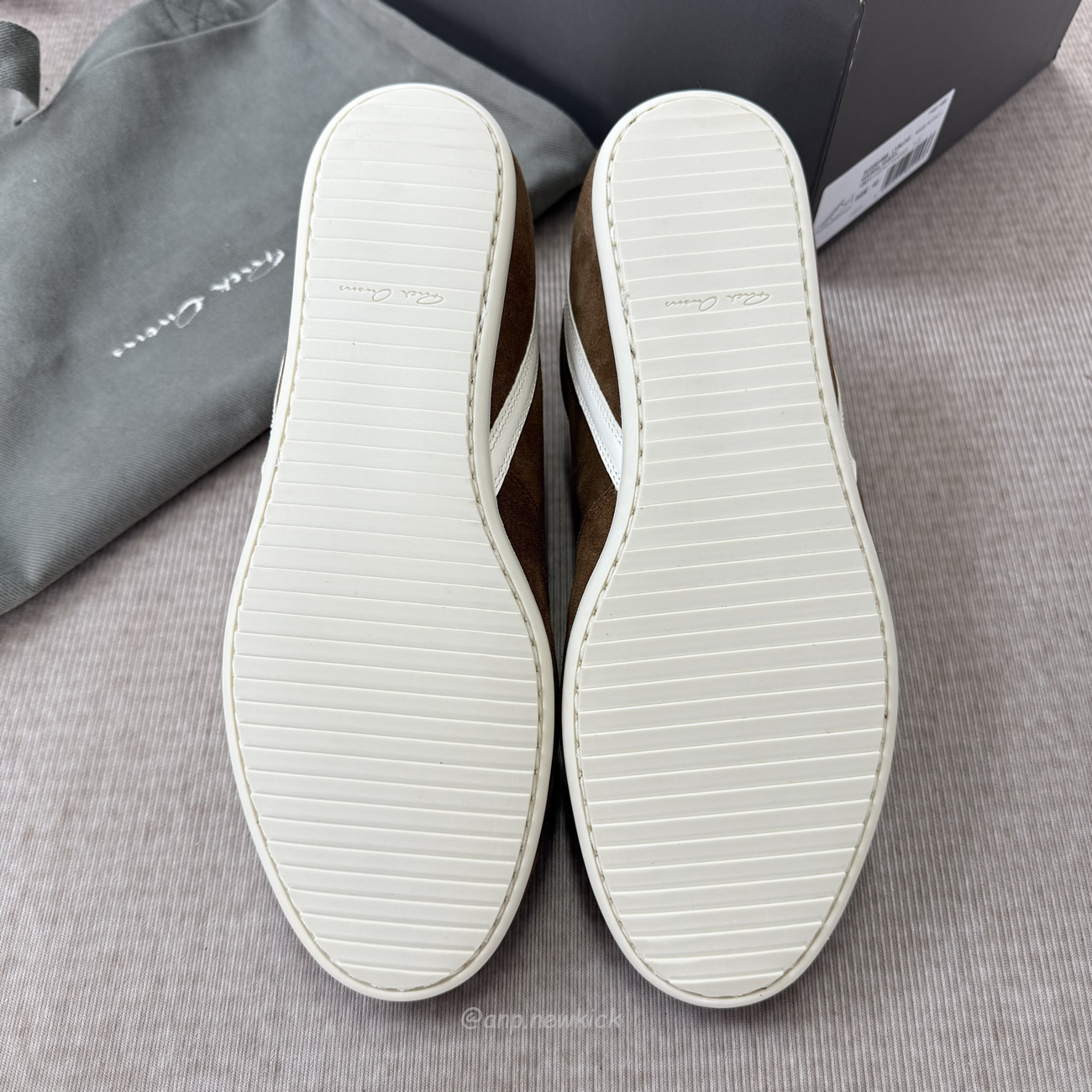 Rick Owens Minimal Sneak Suede Leather Panel Sneakers (4) - www.newkick.vip Rick Owens Minimal Sneak Suede Leather Panel Sneakers (4) - www.newkick.vip