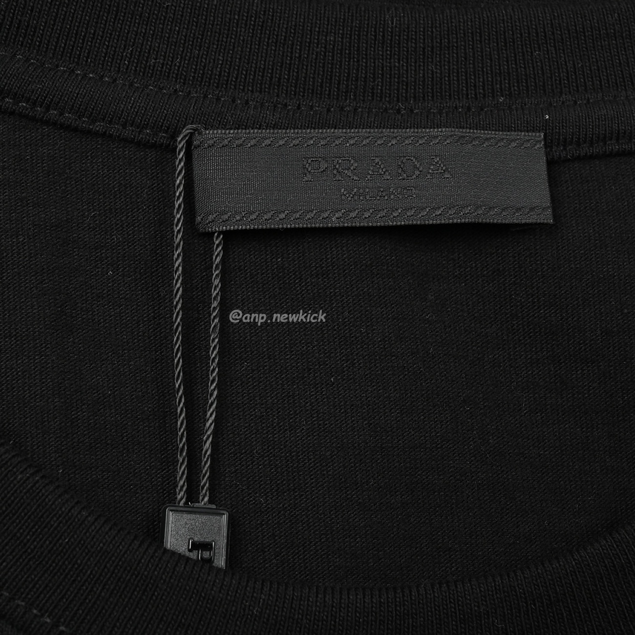 Prada Raised Logo Round Neck T Shirt (5) - www.newkick.vip