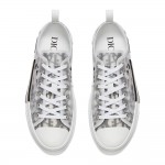 B23 DIOR OBLIQUE SHOES White Black Low 3SN249YJP