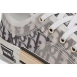 B23 DIOR OBLIQUE SHOES White Black Low 3SN249YJP