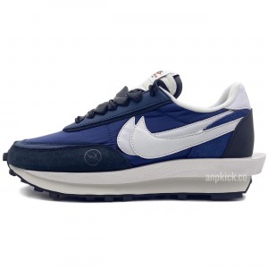 Sacai x Fragment Design x Nike LVD Waffle Daybreak Navy Blue Black BV0073-041