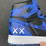 The North Face x Kaws x Air Jordan 1 Retro High Shoes Custom Making