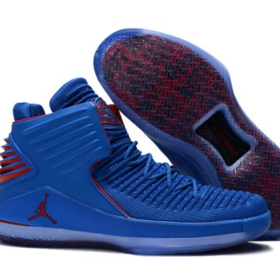 Air Jordan 32 XXXII "Russ" / Blue / Red