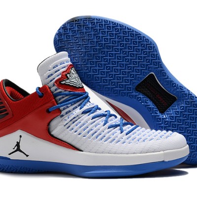Air Jordan 32 XXXII Low White/Blue/Red