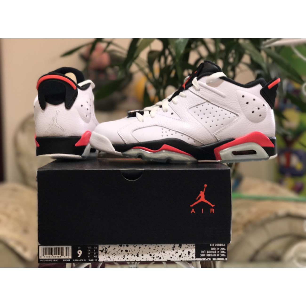 Air Jordan 6 Retro Low "White Infrared" 304401-123