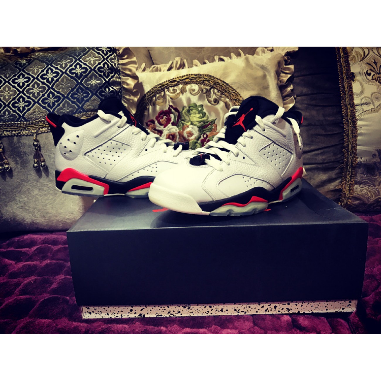 Air Jordan 6 Retro Low "White Infrared" 304401-123