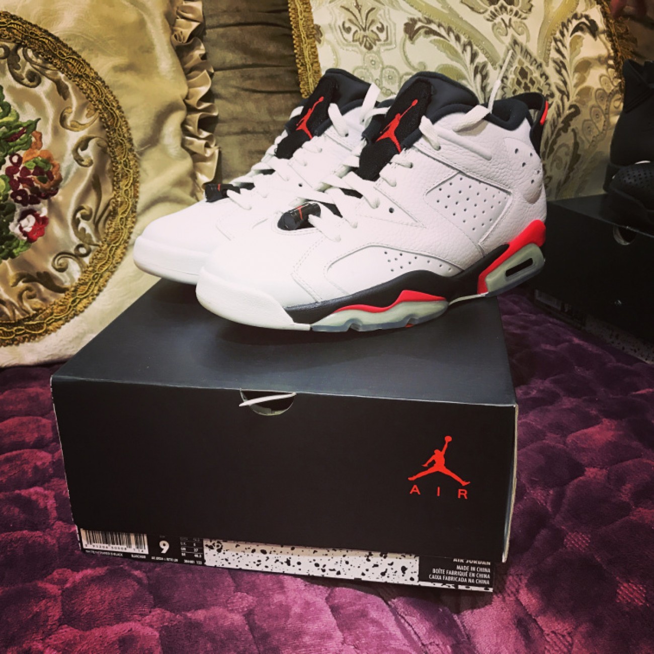 Air Jordan 6 Retro Low "White Infrared" 304401-123