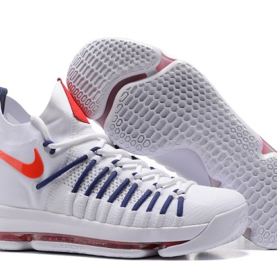 Kevin Durant KD9 White/Deep Blue/Orange