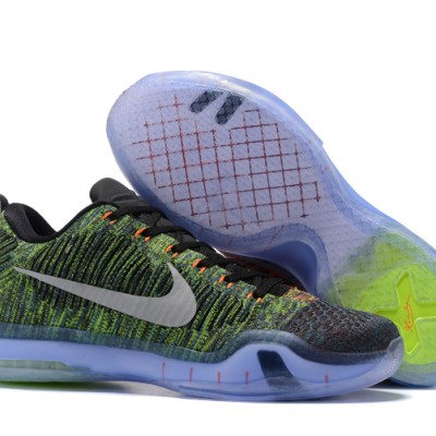 Kobe 10 Elite Low HTM Black/Grass Green