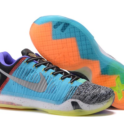 Kobe 10 Elite Low HTM "What The" Sky Blue/Red/Grey