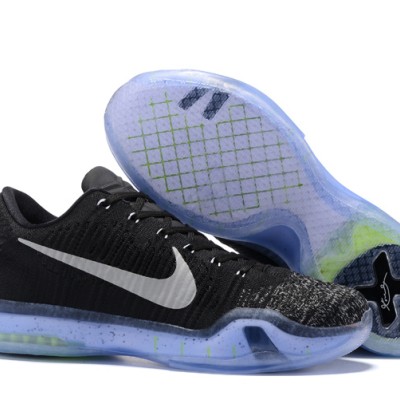 Kobe 10 Elite Low HTM Black/Reflective Green