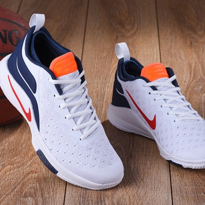 Lebron Witness 2 Flyknit Basketball Shoes White/Deep Blue/Orange/Red