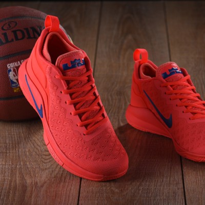 Lebron Witness 2 Flyknit Basketball Shoes Red/Deep Blue