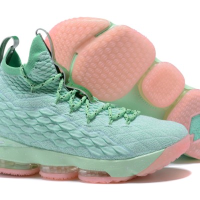 Lebron 15 Mint Green/Pink