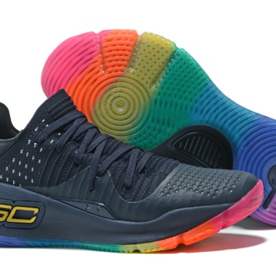 Under Armour UA Curry 4 Low "Rainbow" Black/Colorful