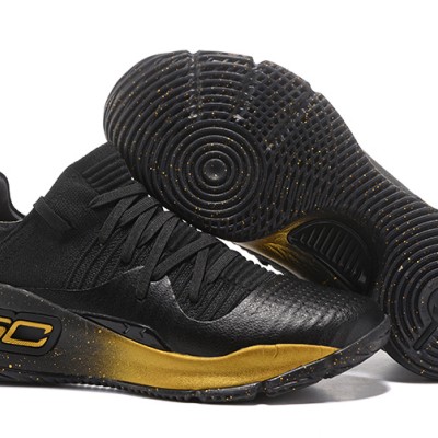 Under Armour UA Curry 4 Low Black/Gold
