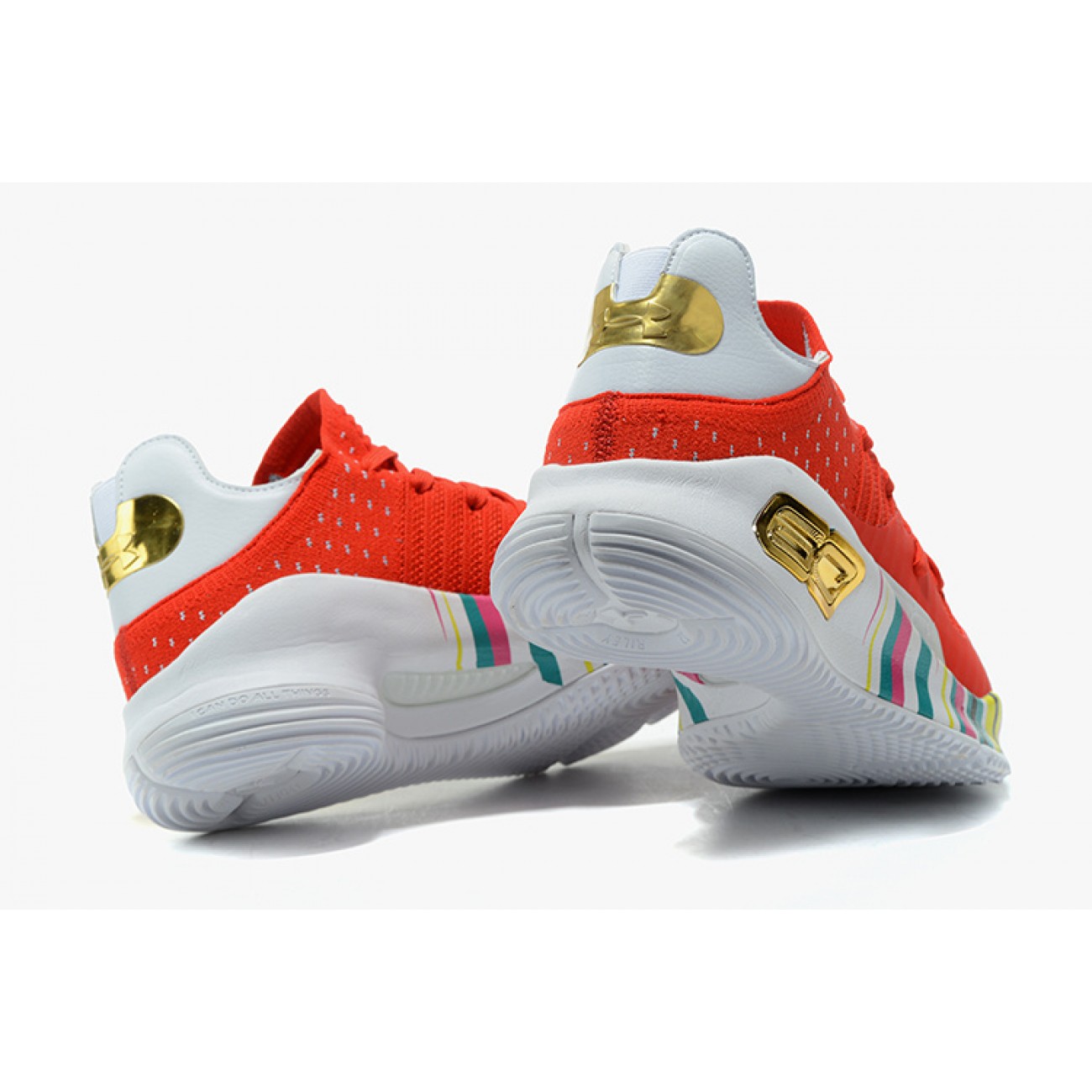 Under Armour UA Curry 4 WMN Low "The Year of Rooster" Red/Gold