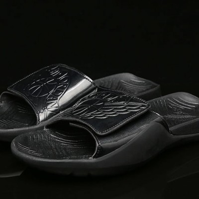 Air Jordan Hydro 7 Sandals Slippers Black Wmns AA2516-010 Mens AA2517-010