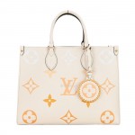 Louis Vuitton Onthego MM CreamSaffron M45717