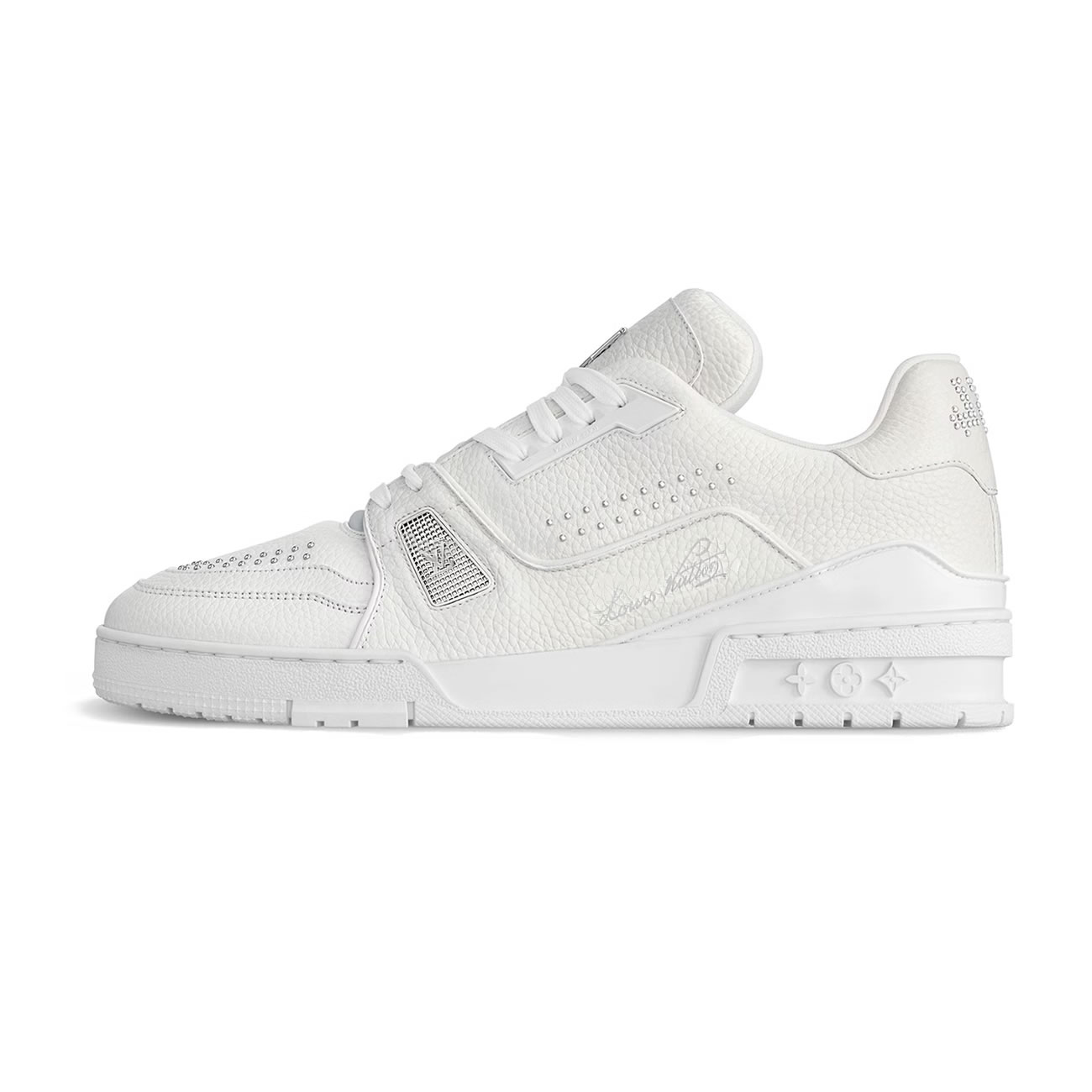 Louis Vuitton LV Trainer Black White Calf Leather 1ADDBY