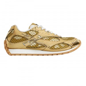 Bottega Veneta Orbit Sneaker 'Gold' - 741357 V2X40 7043
