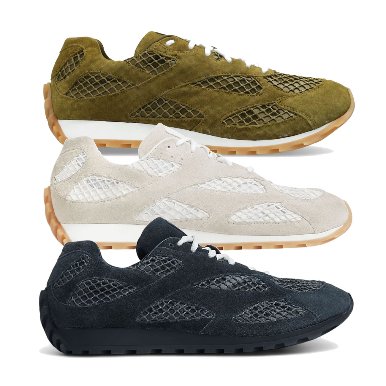 Bottega Veneta Orbit Olive Oil Black Gray 797306 V4JE1 3310