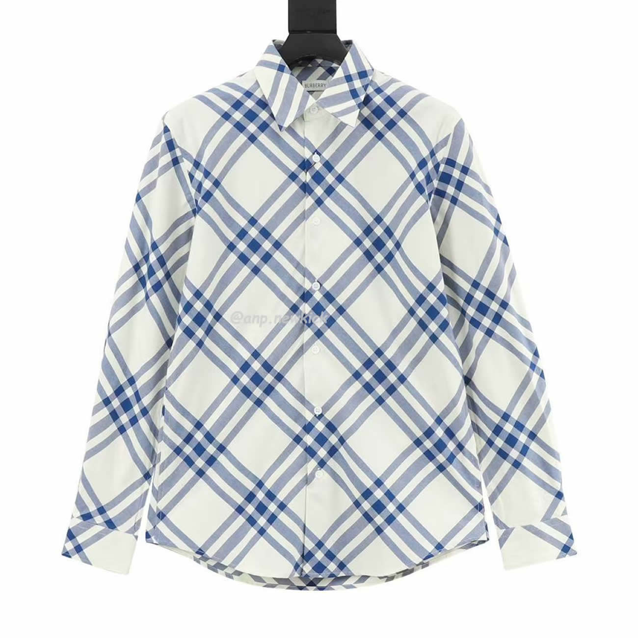Burberry Check Cotton Shirt In Salt Check