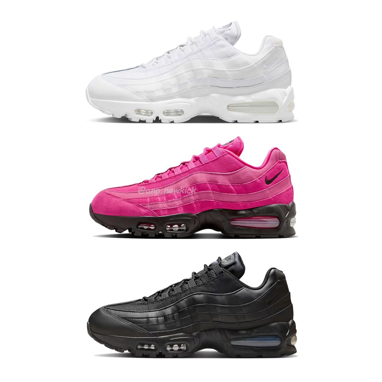 Nike Air Max 95 OG Big Bubble Black Anthracite Triple White Fireberry