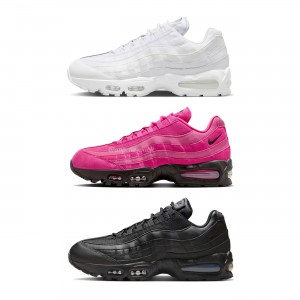 Nike Air Max 95 OG Big Bubble Black Anthracite Triple White Fireberry