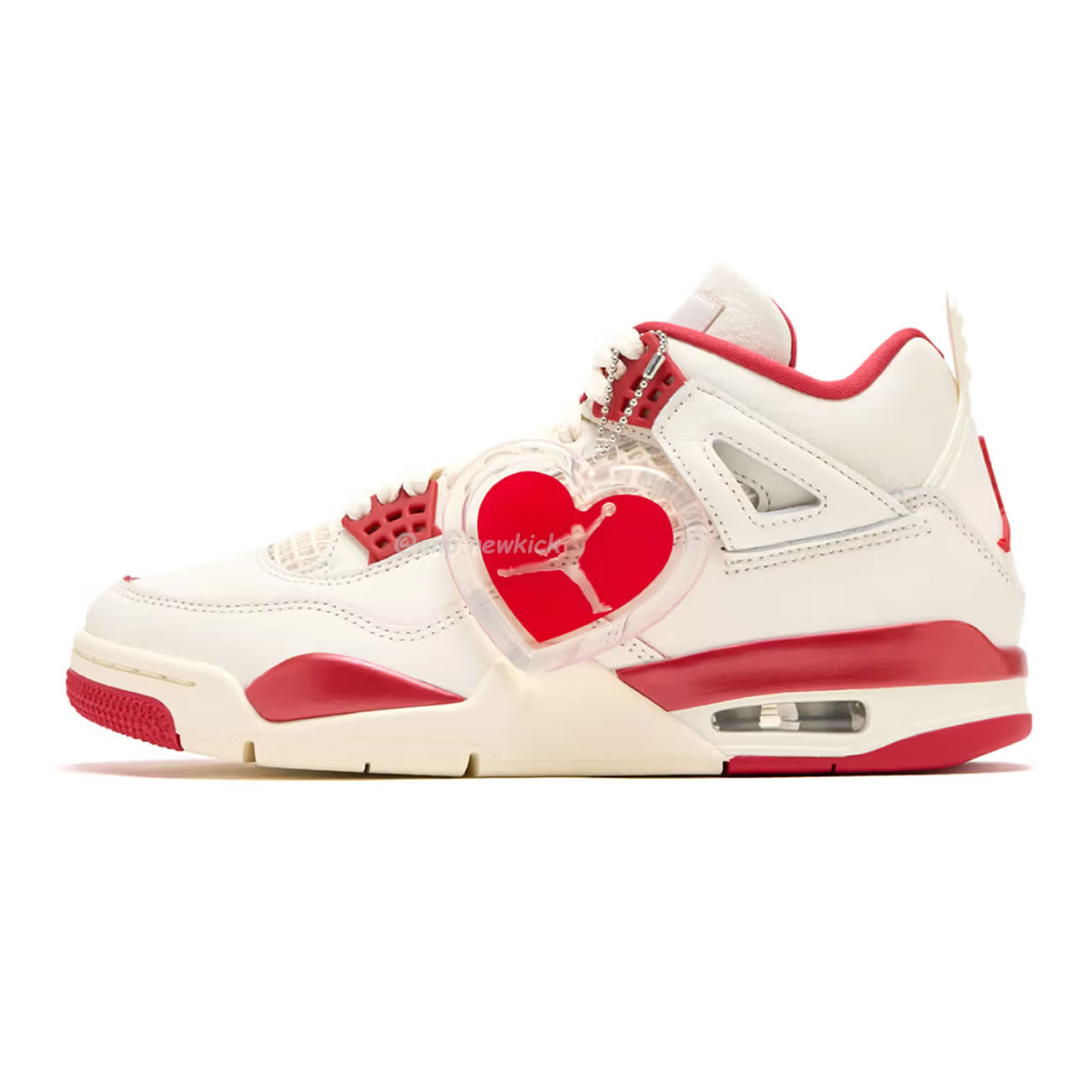 Air Jordan 4 Retro Pale Ivory Sierra Red (Women's) HV0823-108