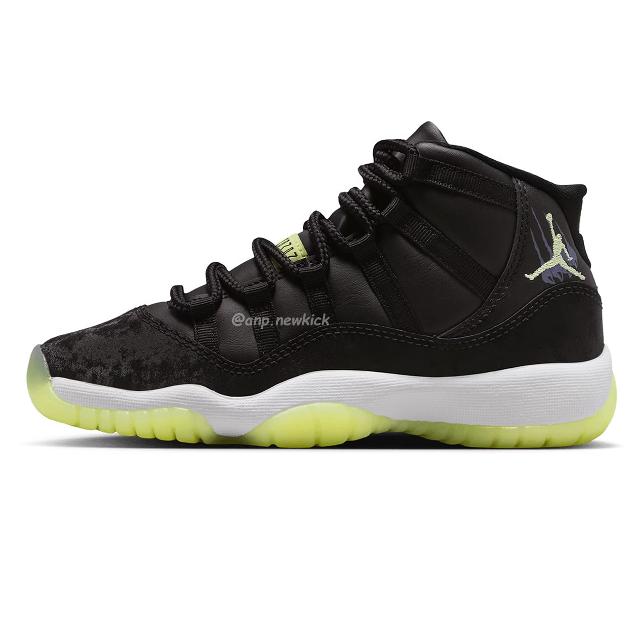 Air Jordan 11 Retro Black Barely Volt IB1378-001