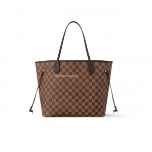 Louis Vuitton Neverfull MM Damier Ebene Canvas with Cherry Lining N40599