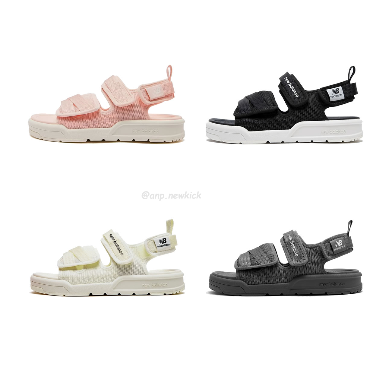 New Balance 3206 Sandal Pink Cream Black White Gray SDL3206B