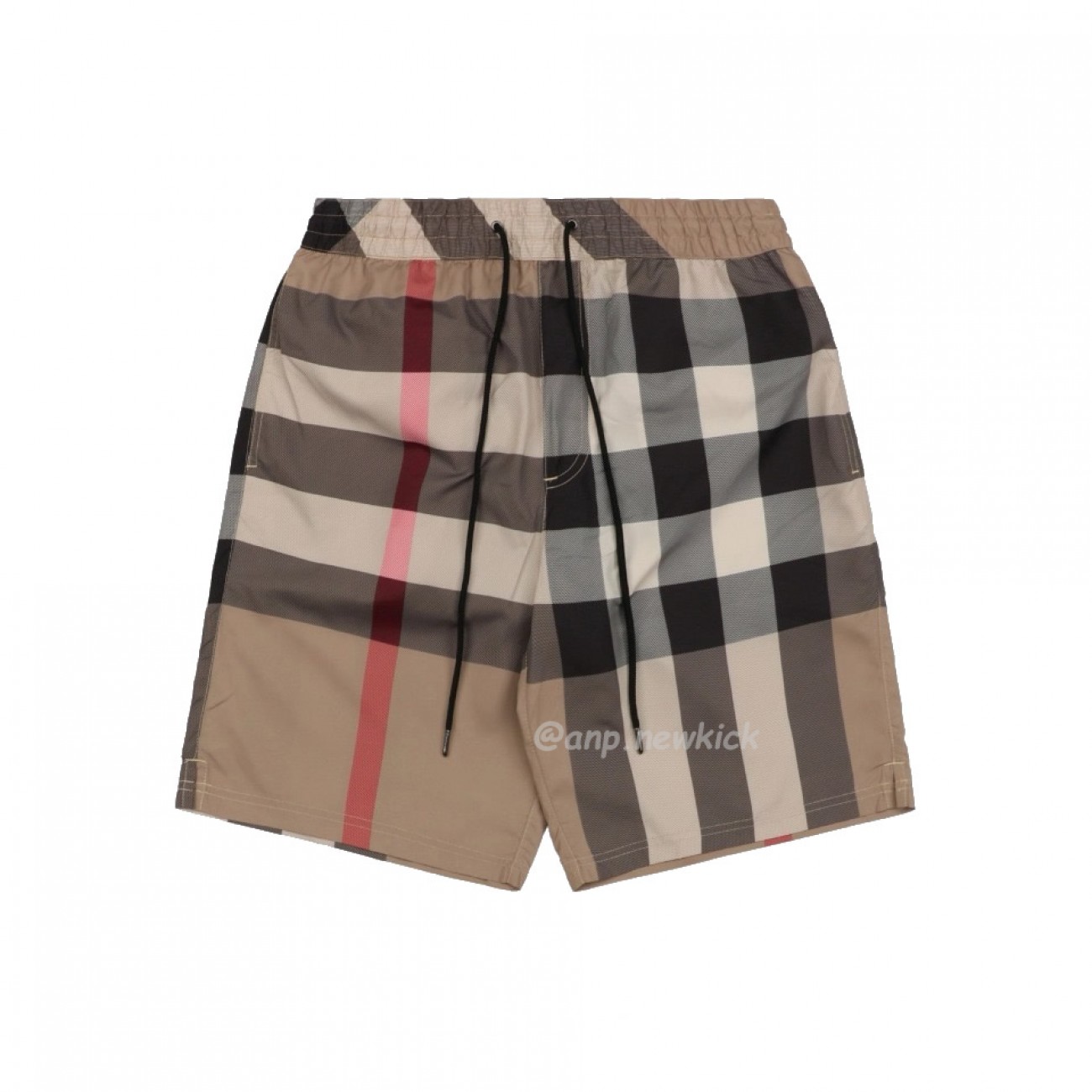Burberry Check Drawcord Swim Shorts Archive Beige