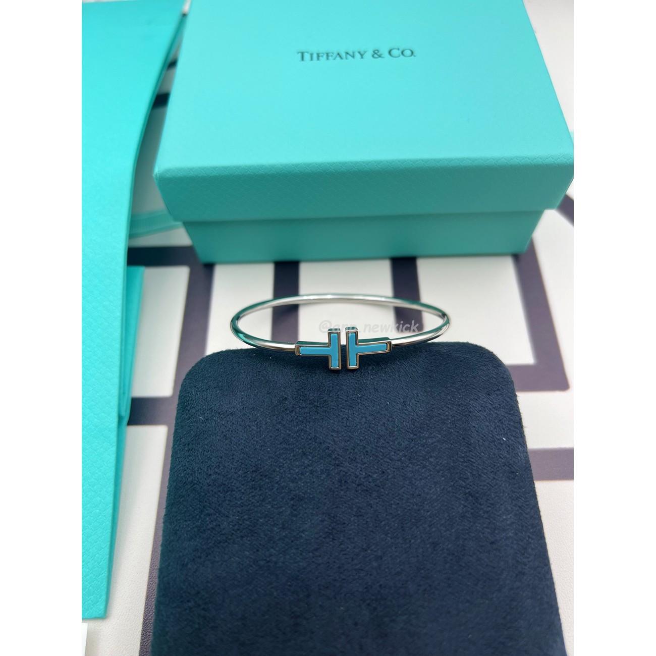 TIFFANY CO 18K WHITE GOLD BRACELET