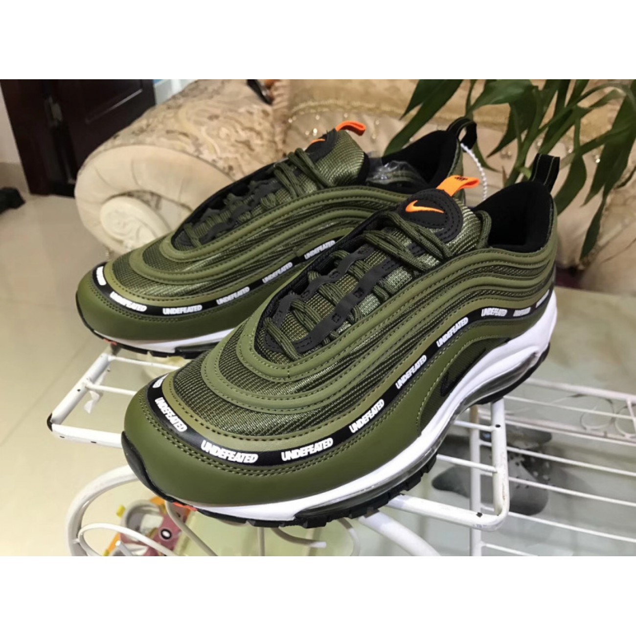 Nike Air Max 97 x Undefeated Green Bullet AJ1986-300
