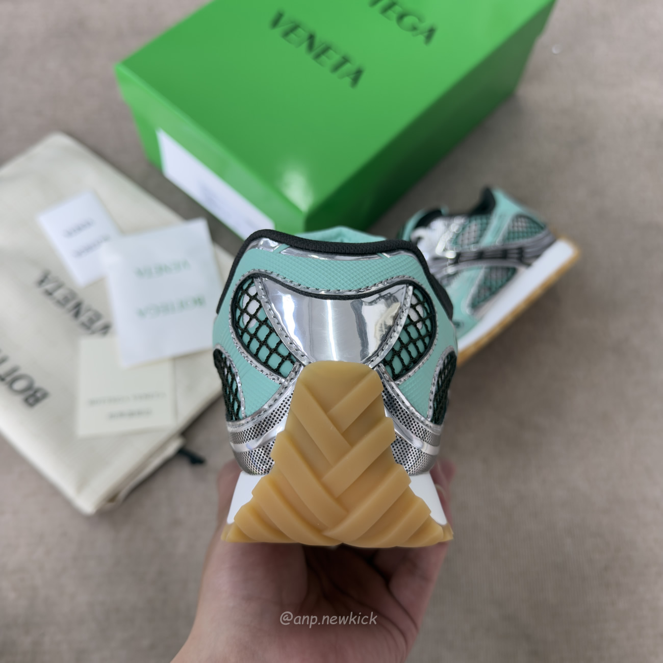 Bottega Veneta Orbit Green Oasis Espresso 741357 V2x40 3925 (7) - www.newkick.vip