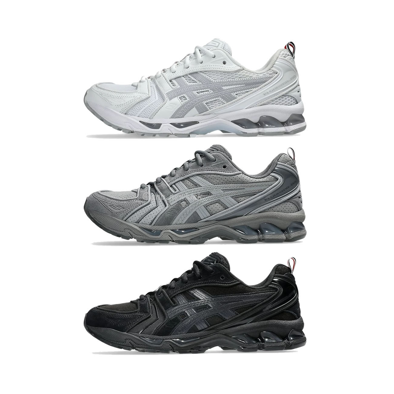 Asics Gel Kayano 14 Thom Browne Grey Mens Wear 1203b110 020 (1) - www.newkick.vip