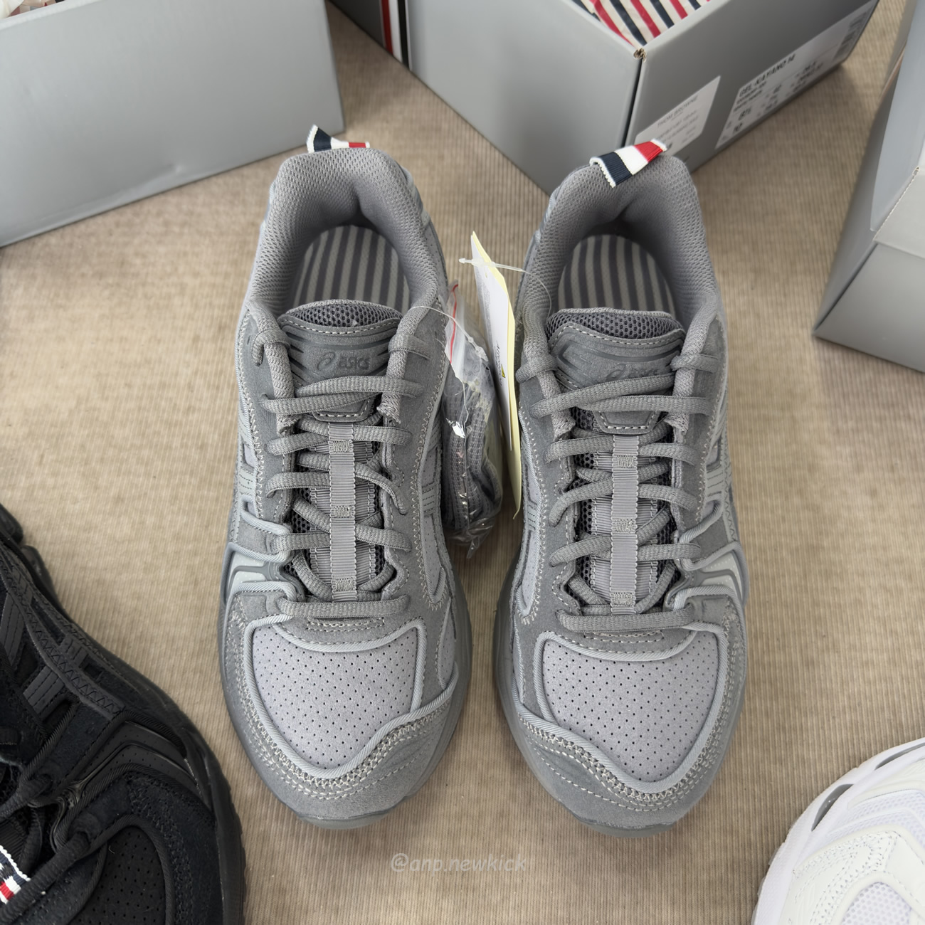 Asics Gel Kayano 14 Thom Browne Grey Mens Wear 1203b110 020 (11) - www.newkick.vip