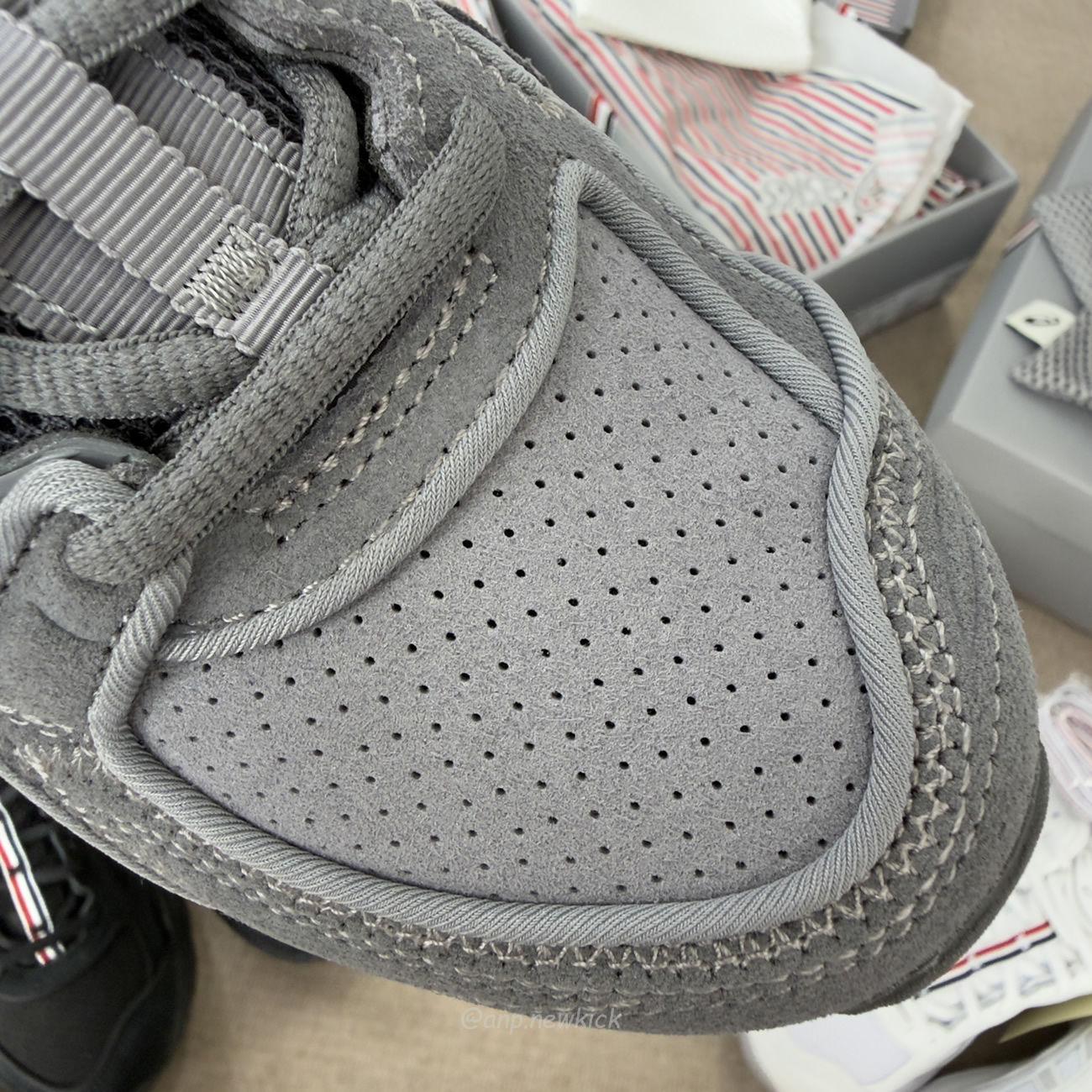 Asics Gel Kayano 14 Thom Browne Grey Mens Wear 1203b110 020 (9) - www.newkick.vip