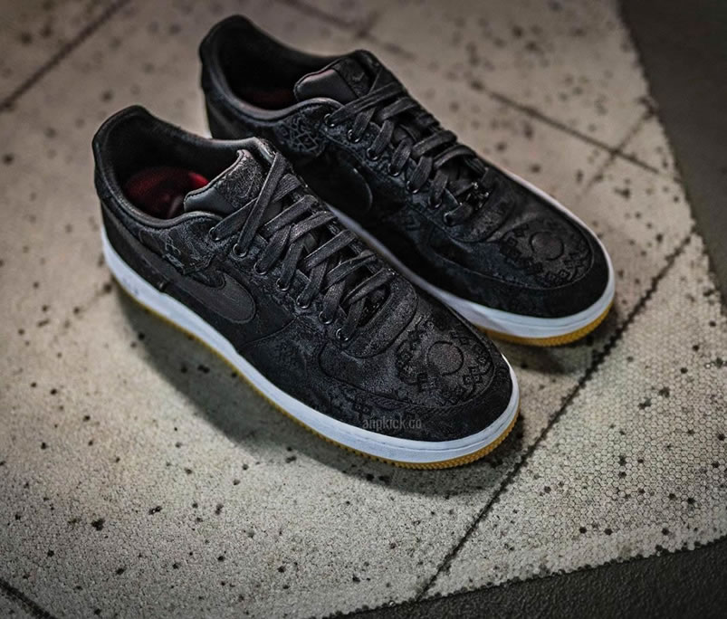 Fragment Clot Nike Air Force 1 Black Af1 Low Shoes Cz3986 001 (12) - www.newkick.vip