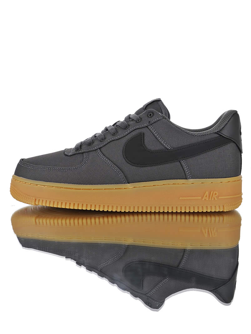 Nike Air Force 1 07 Lv8 Style Black Gum Shoes Aq0117 002 Pics (1) - www.newkick.vip