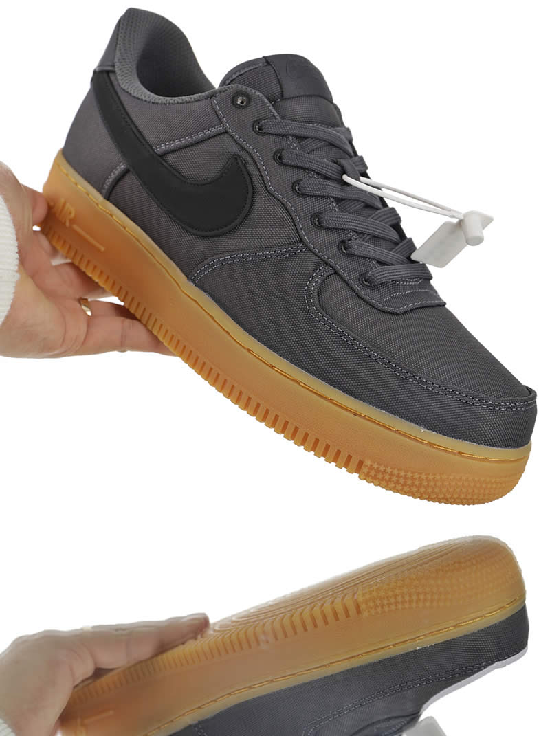Nike Air Force 1 07 Lv8 Style Black Gum Shoes Aq0117 002 Pics (7) - www.newkick.vip