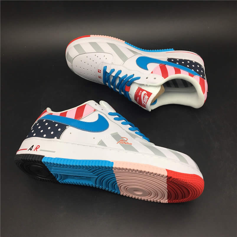 Nike Air Force 1 Af1 Parra Shoes Ah8462 100 Pics (11) - www.newkick.vip