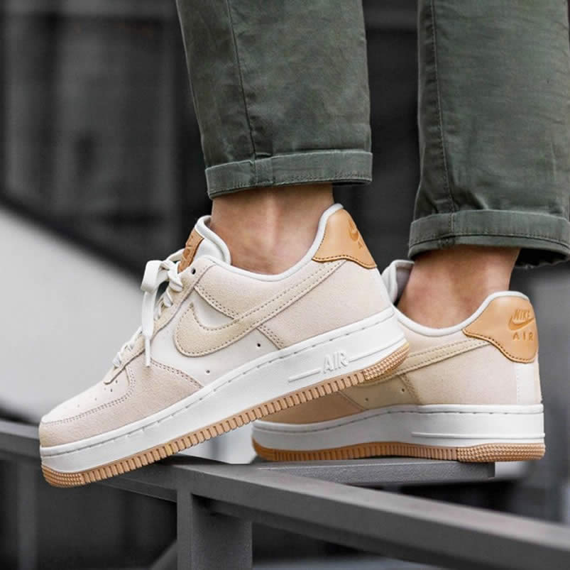 Nike Air Force 1 Womens Jelly Puff Wmns Af1 Low For Sale Pale Ivory Shoes Ah6827 100 On Feet (1) - www.newkick.vip