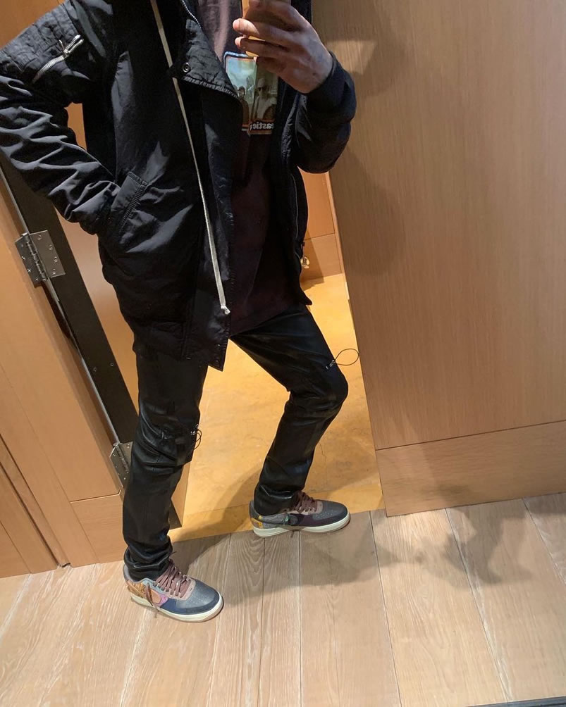 Travis Scott Nike Air Force 1 Low Cactus Jack Cn2405 900 On Feet Release Date (4) - www.newkick.vip Travis Scott Nike Air Force 1 Low Cactus Jack Cn2405 900 On Feet Release Date (4) - www.newkick.vip