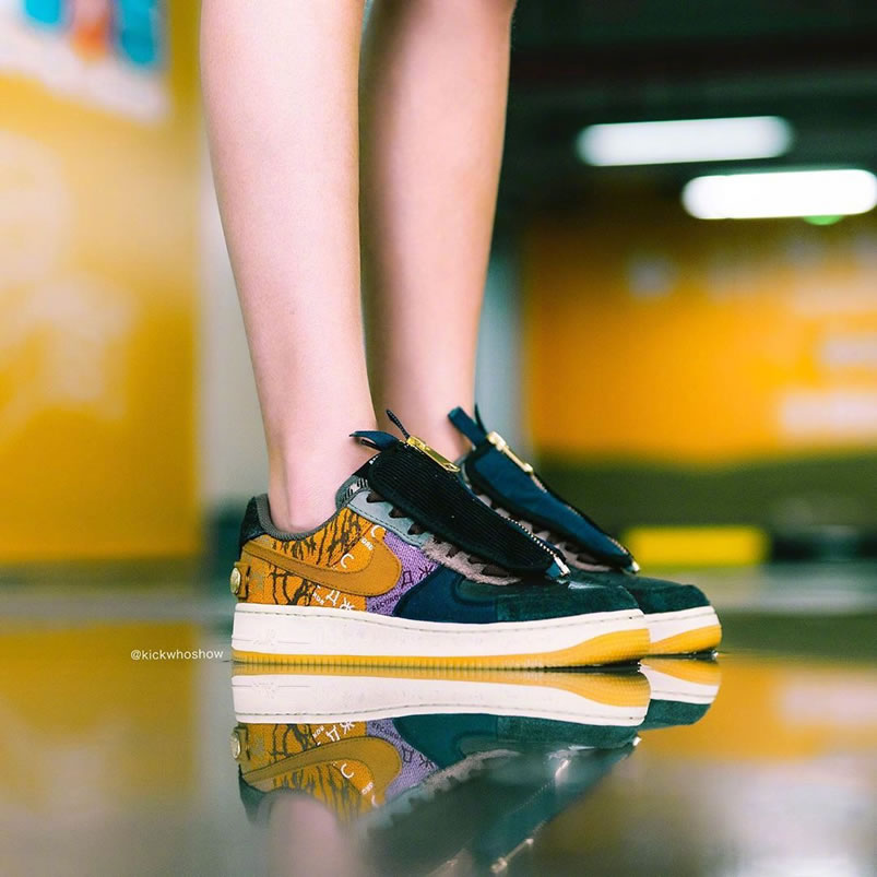 Travis Scott Nike Air Force 1 Low Cactus Jack Cn2405 900 On Feet Release Date (3) - www.newkick.vip